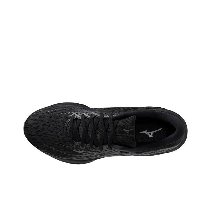 Mizuno Wave Inspire 20 Anti Slip Wear Resistant Low Top Running Shoes Men's Black-2