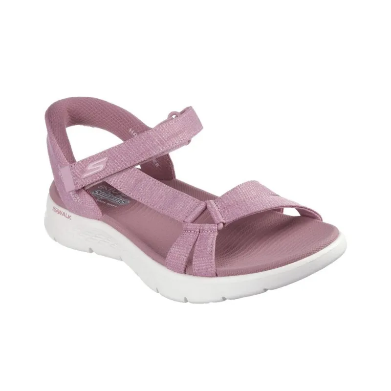 Skechers Go Walk Fle Beach Sandals Women's Light Purple-2