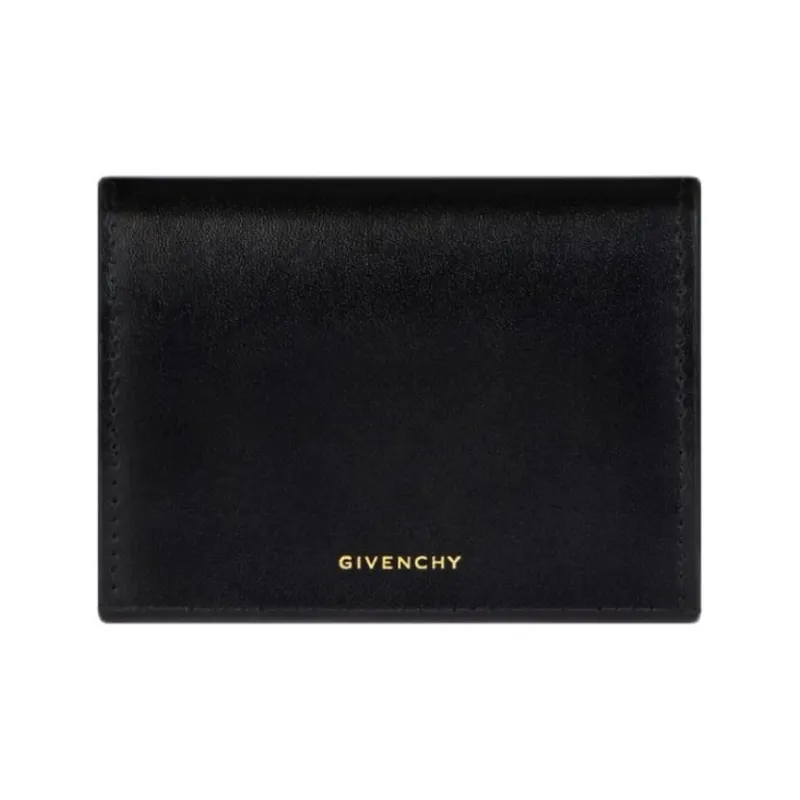 Givenchy 4G Calfskin Card Holder Women's Black-2