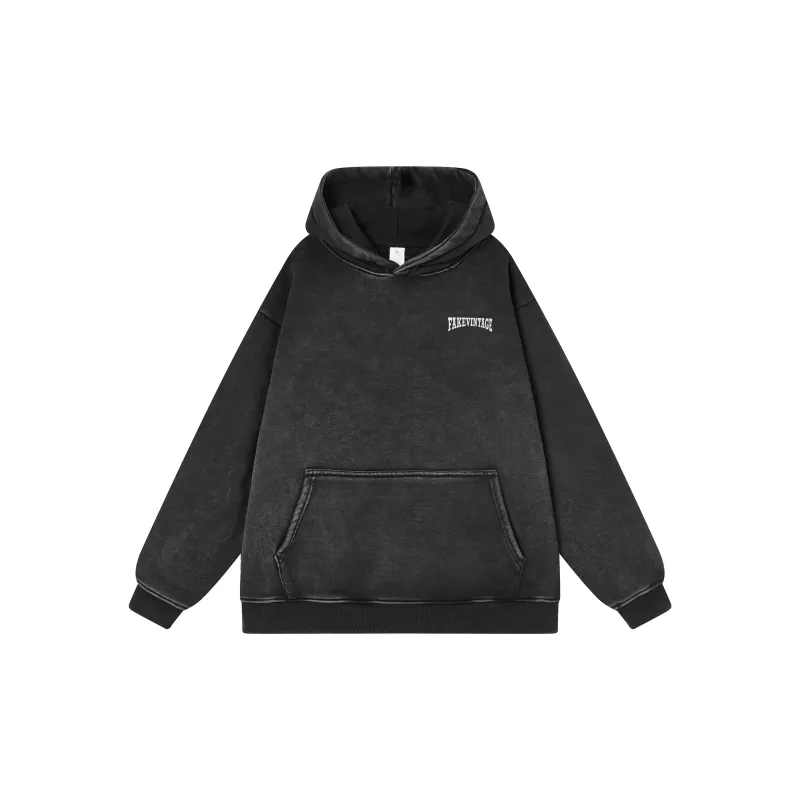 FAKE VINTAGE Sweatshirt Unisex Black-1