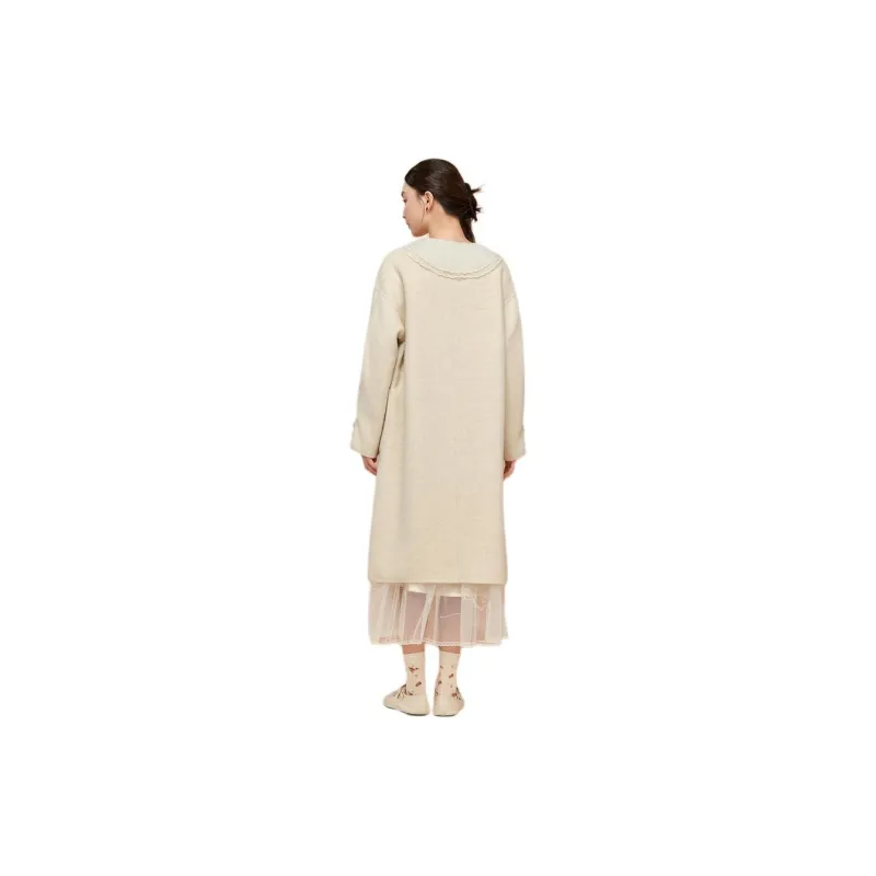 ZIHAN Coat Women's Creamy White-3