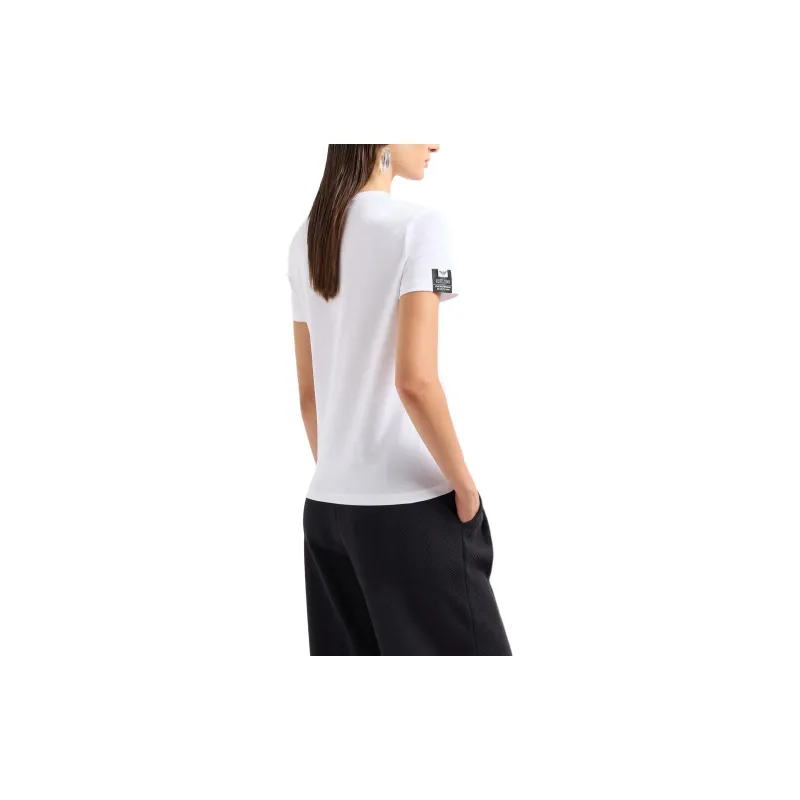 EMPORIO ARMANI Icon Supima Jersey T shirt With Mr Armani Photographic Print-2