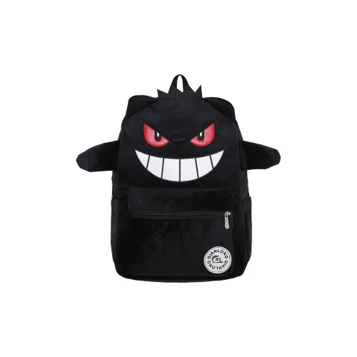 Travel Plush Backpack Unisex Black/Purple