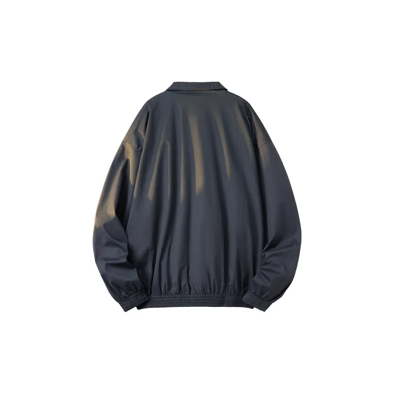 MARK ROBERTSON Zip Up Jackets Coat Unisex Dark Cyan-1