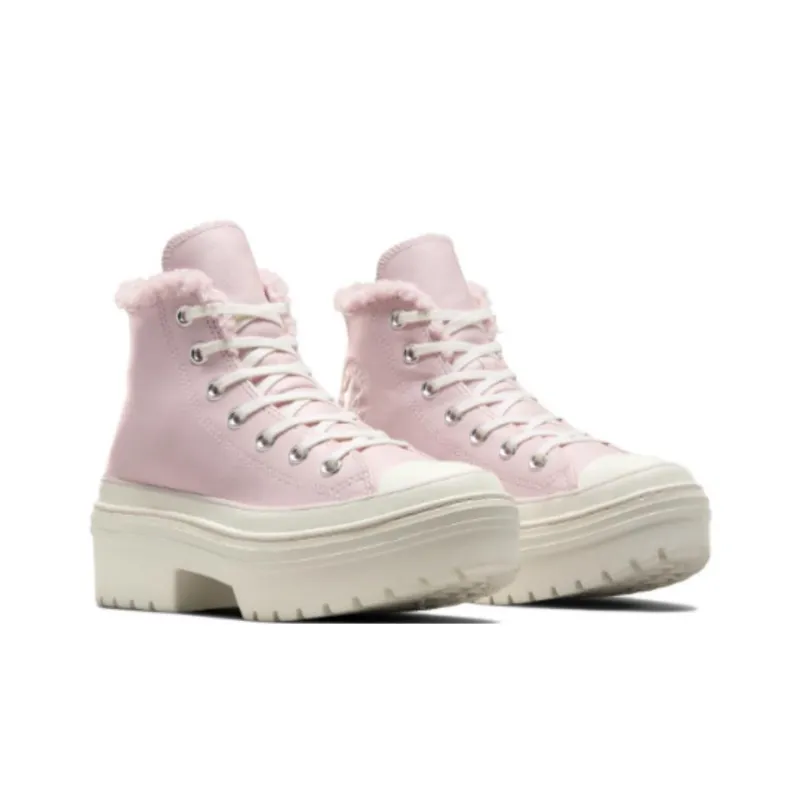 Converse Women's Chuck Taylor All Star Lugged Heel Platform High 'Sherpa Blush Hush' Women's-2