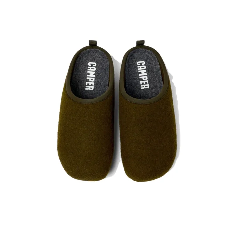 CAMPER Rubber Sole Abrasion Resistant Wrap toe Slippers Men's Green-3