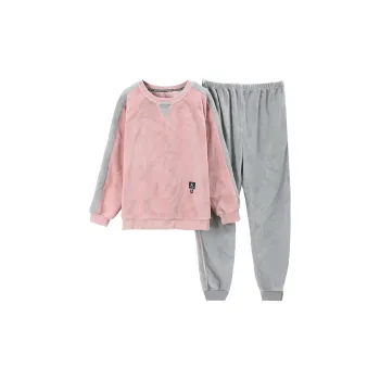 Song Qianya Pajama Set Women's Gray Pink