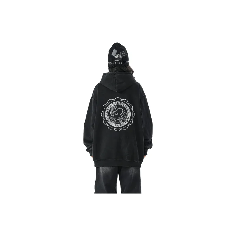 FAKE VINTAGE Sweatshirt Unisex Black-2