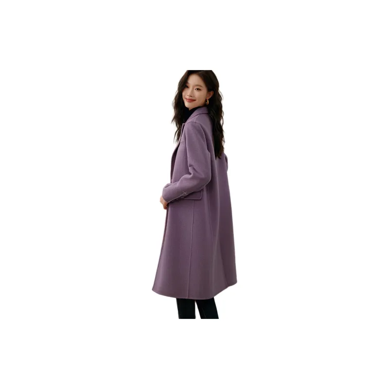 Mo Han Yi Mei Coat Women's Purple-1