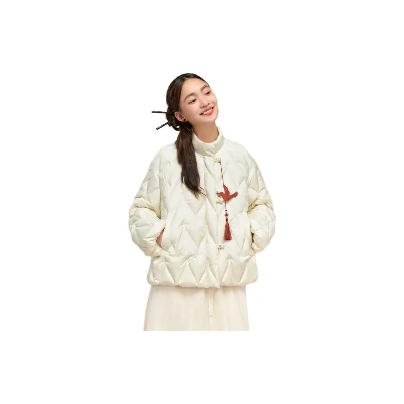 ZIHAN Down Jacket Women's Creamy White-2