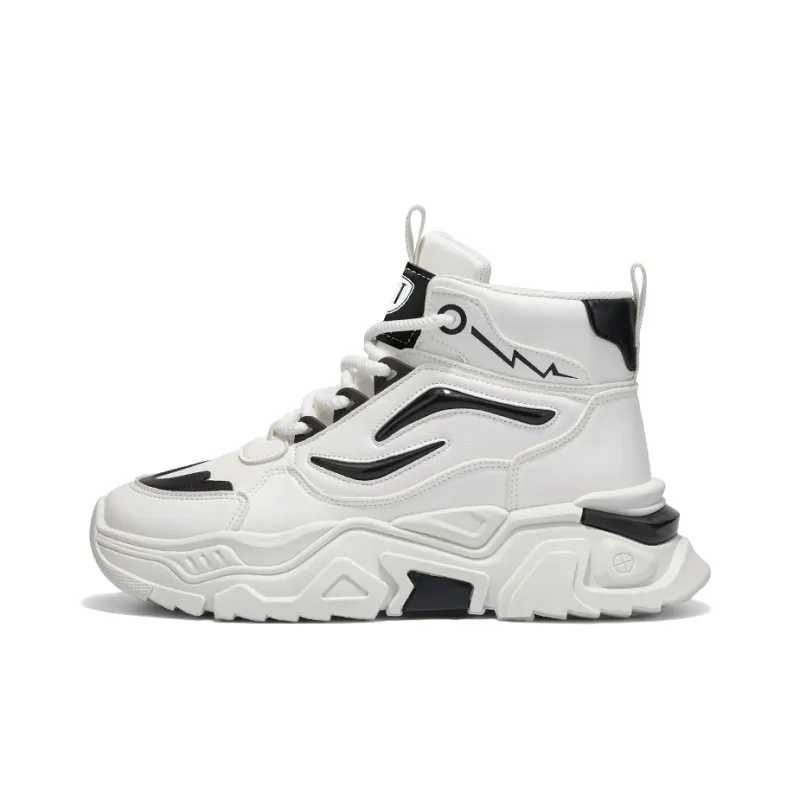 HACKBUTEER Limited Box High Top Chunky Sneakers Men's-21