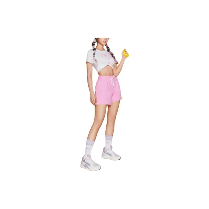 PUMA ESS+ PALM RESORT Casual Shorts Women's Pink-2