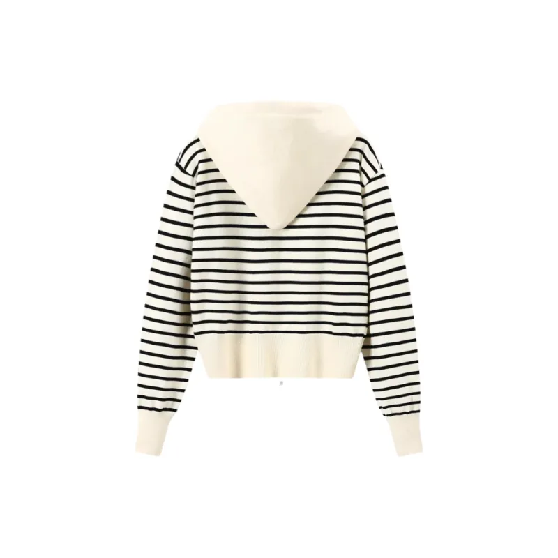 Princess Berdele Knitwear Women's Apricot Stripes-1