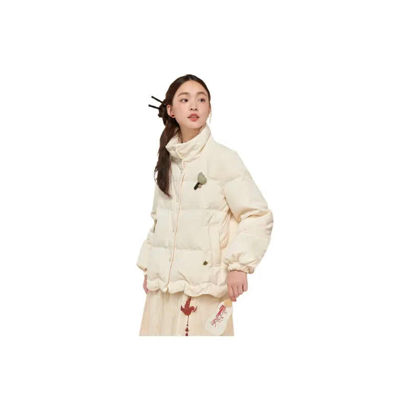 ZIHAN Down Jacket Women's Creamy White-1