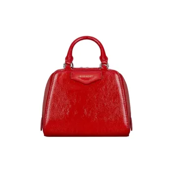 GIVENCHY Calfskin Nano Bag Shoulder Bag Crossbody Bag Handbag Women's Vermilion & Red