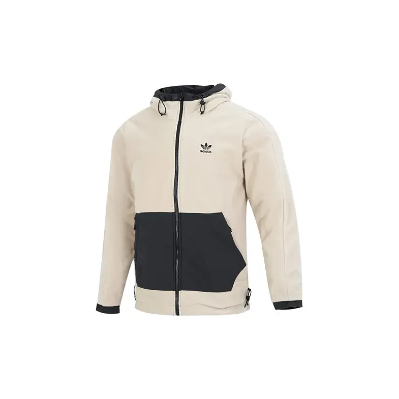 Adidas Originals Clover Series Jackets Coats Men's Black-2