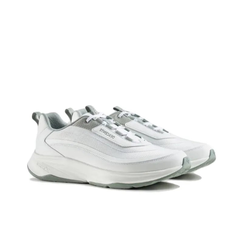 DESCENTE RUNNING Anti Slip Wear Resistant Low Top Running Shoes Women's White-3