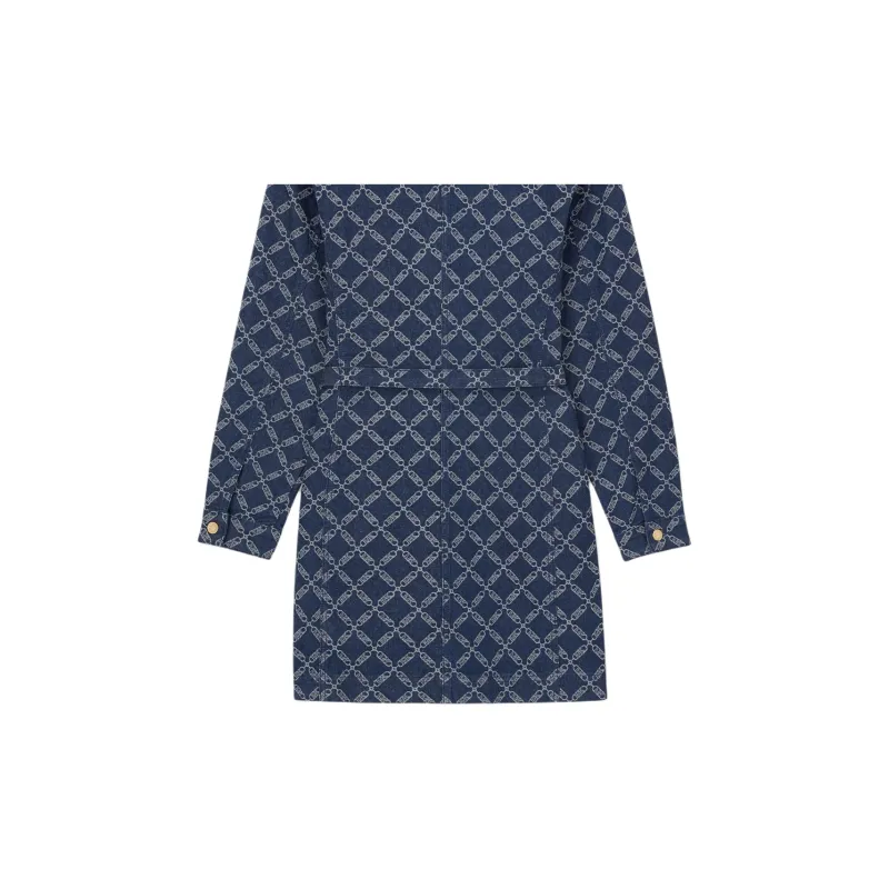 MICHAEL KORS FW23 Long Sleeved Dress Women's Blue, Limited-5