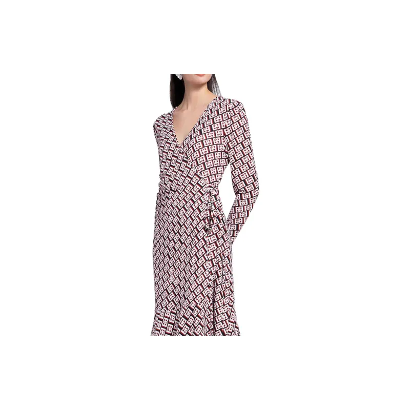 BESIONIA SS22 Long Sleeved Dresses Women's Red-4