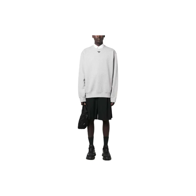 PRADA Sweatshirts Men Gray-1