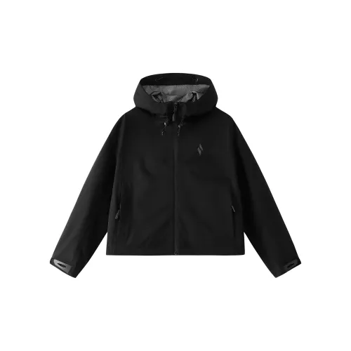 Skechers Yazhuan Series Windbreaker Jackets Unisex Pitch Black