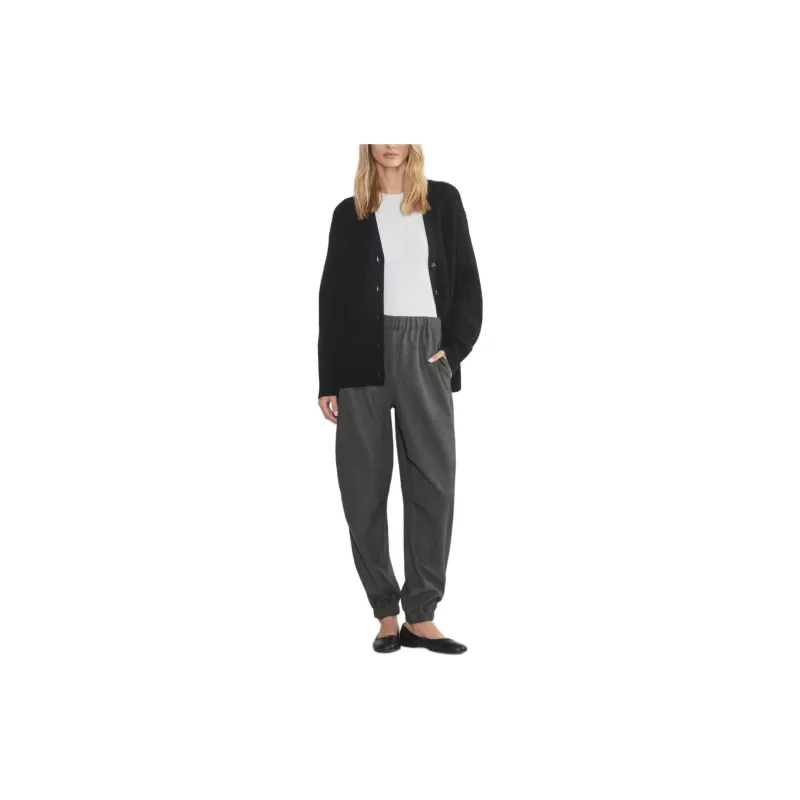 ARITZIA Wilfred Eugene Jogger Casual Pants Women's Heather Charcoal/Stone Phoebe Zhennan Charcoal-2
