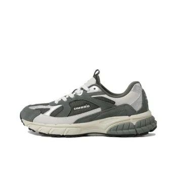Umbro Anti Slip Wear Resistant Low Top Casual Shoes Unisex Asphalt Green