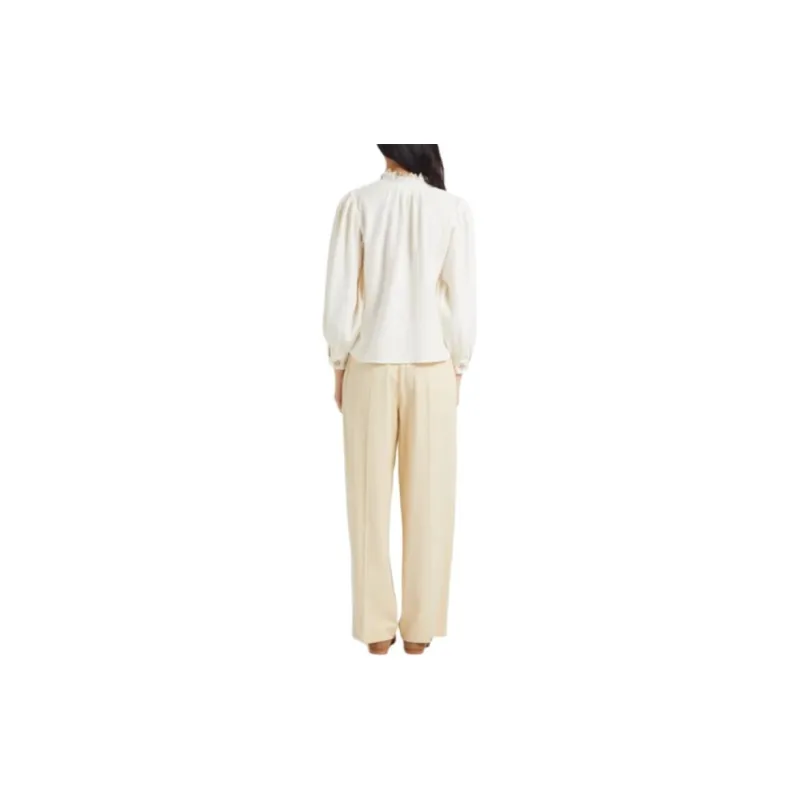 BA&SH Cara Seersucker Blouse-2
