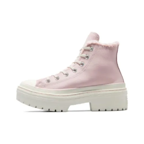 Chuck Taylor All Star Women's Converse Lugged Heel Platform High 'Sherpa Blush Hush' Women's