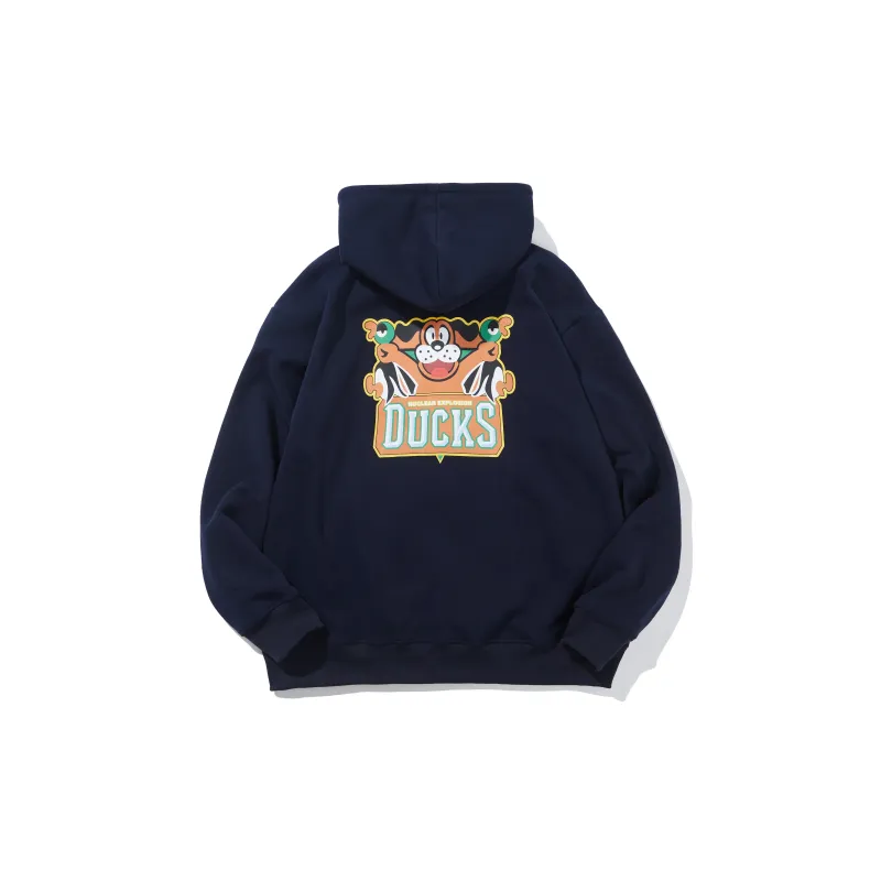 NUCLEAR EXPLOSION x HEBAOZHA LIANMINGKUAN Sweatshirt Unisex Dark Blue-1
