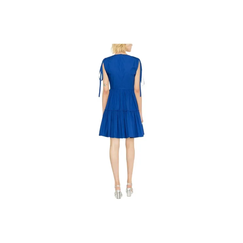 RED VALENTINO REDValentino V Neck Sleeveless Dress-2
