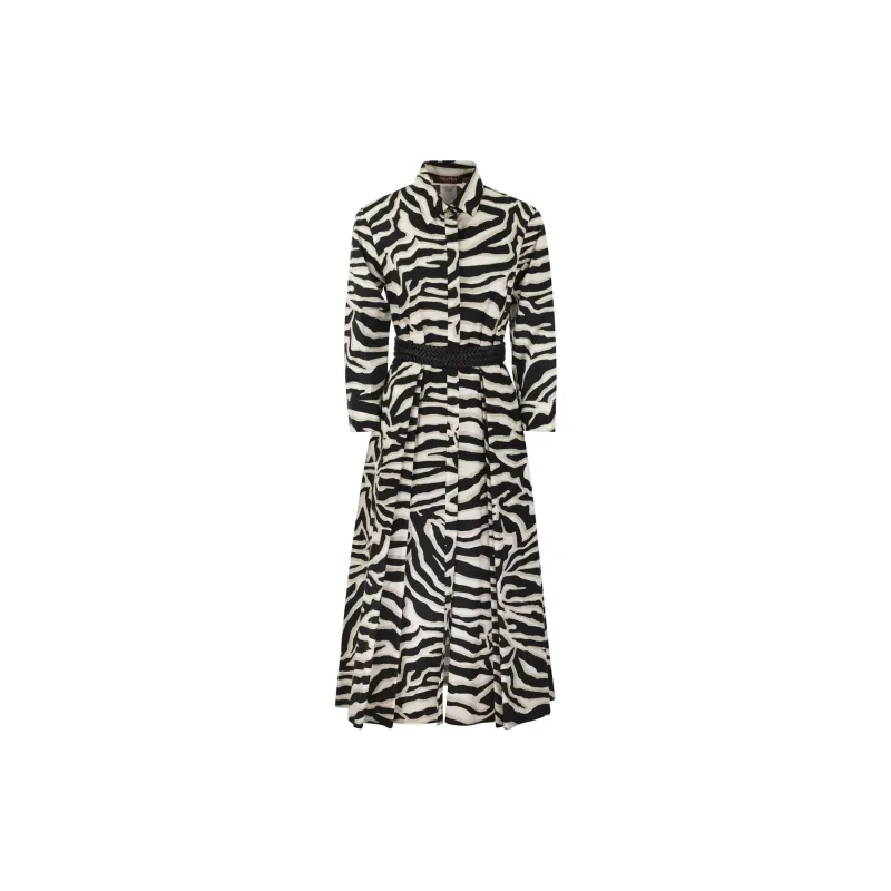 MaxMara Long Sleeved Dresses Women's Multicolor-1