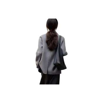 Mo Han Yi Mei Coat Women's Classic Gray