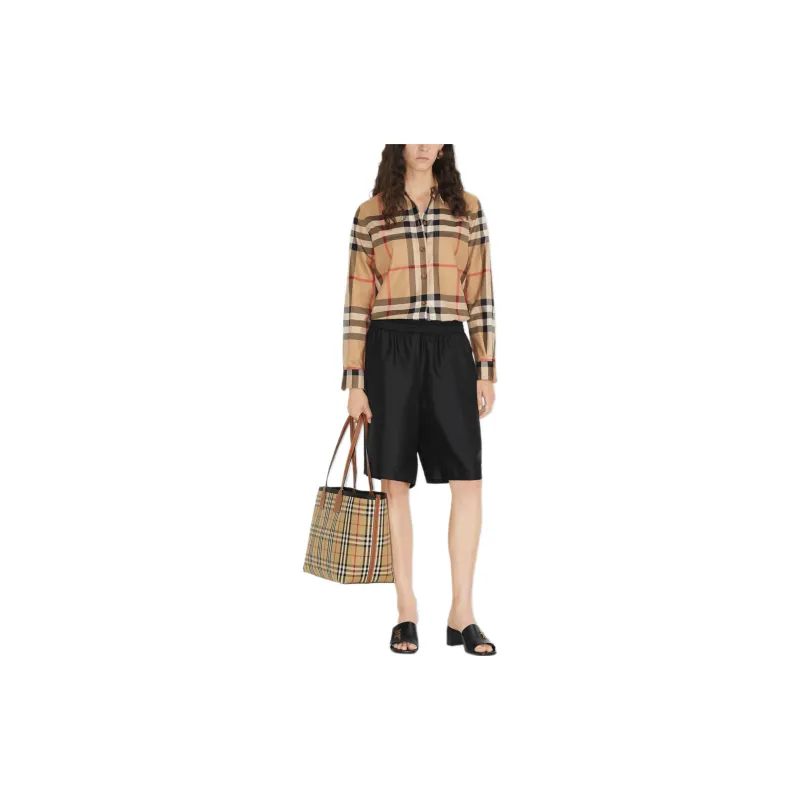 Burberry Checked Buttoned Shirt-1