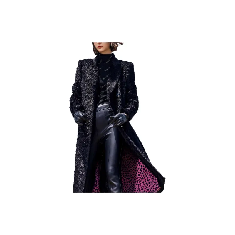 BESIONIA FW23 Coats Women's Black-3
