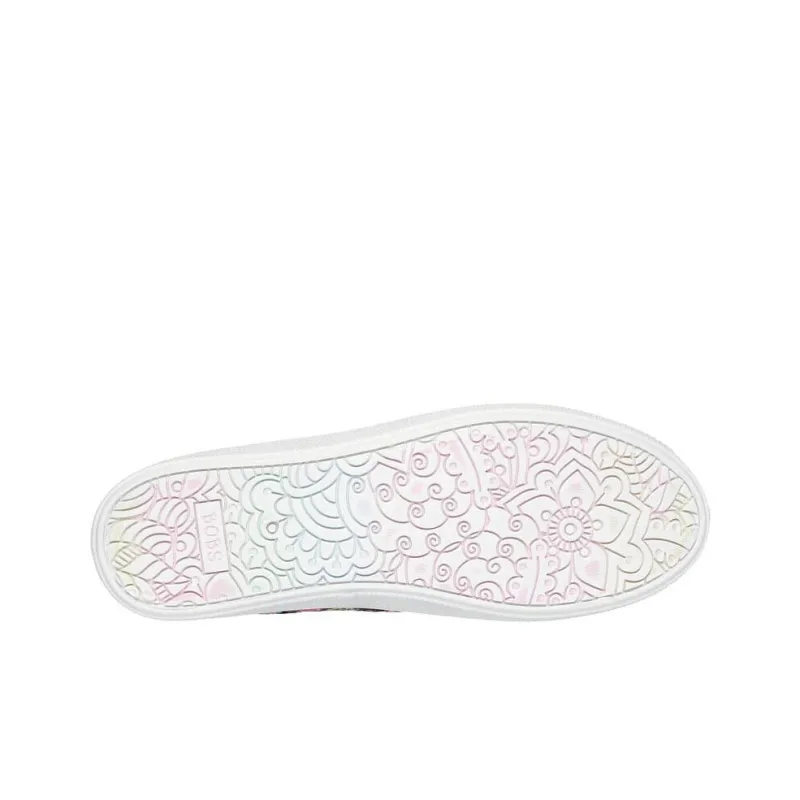 Skechers BOBS B EXTRA CUTE Wear-Resistant Slip-Resistant Low-Top Canvas Shoes Women's Black-4