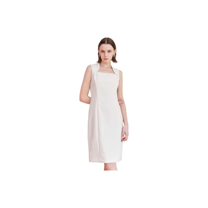 GOELIA Sleeveless Dress Women's 05W Ecru-1