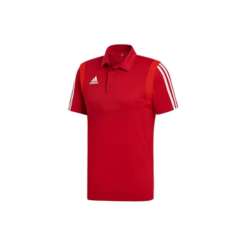 Adidas Polo Shirts Unisex Powerful Red