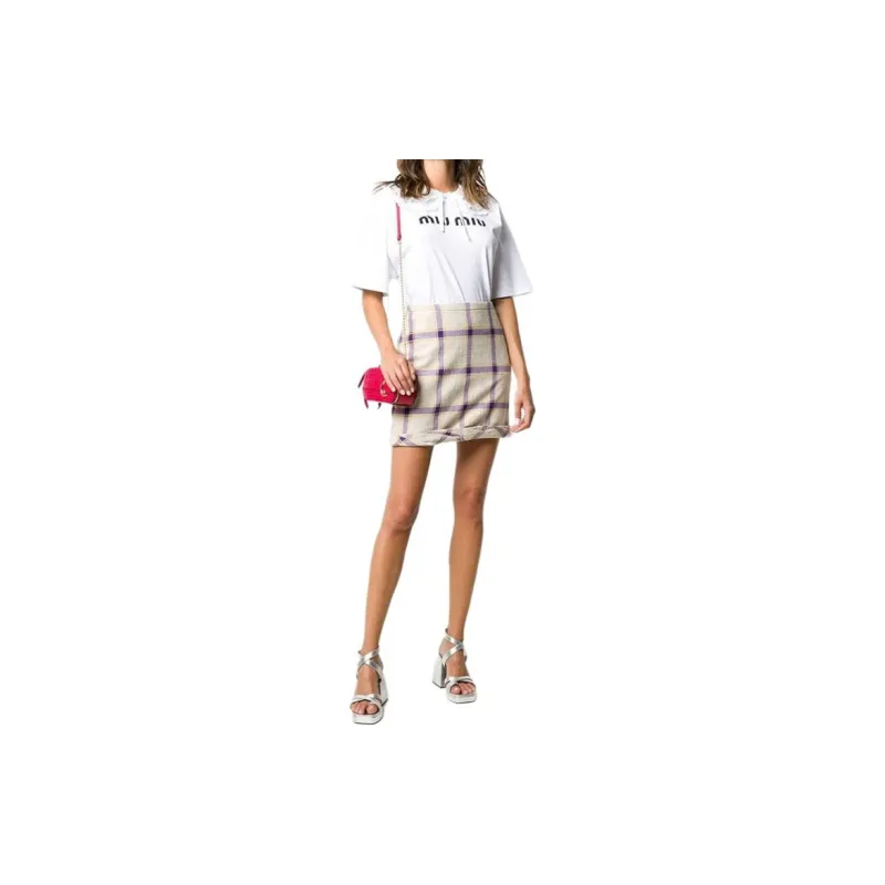 MIU MIU T-Shirts Women's White-1
