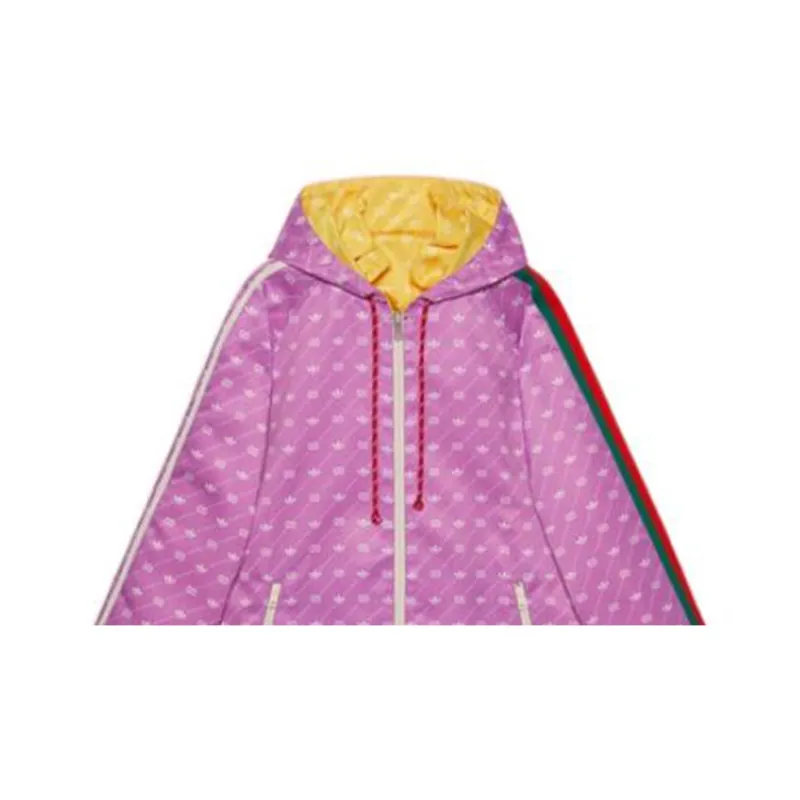 GUCCI X Adidas Reversible Jacket Yellow/Purple-5