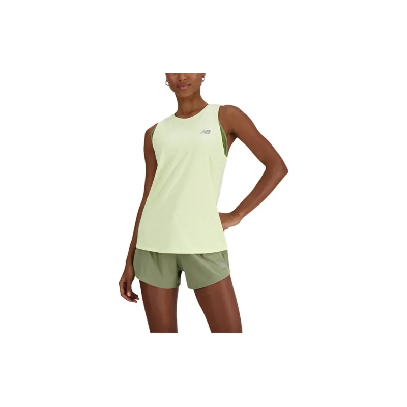 New Balance Tank Top Women's Light Lime-4