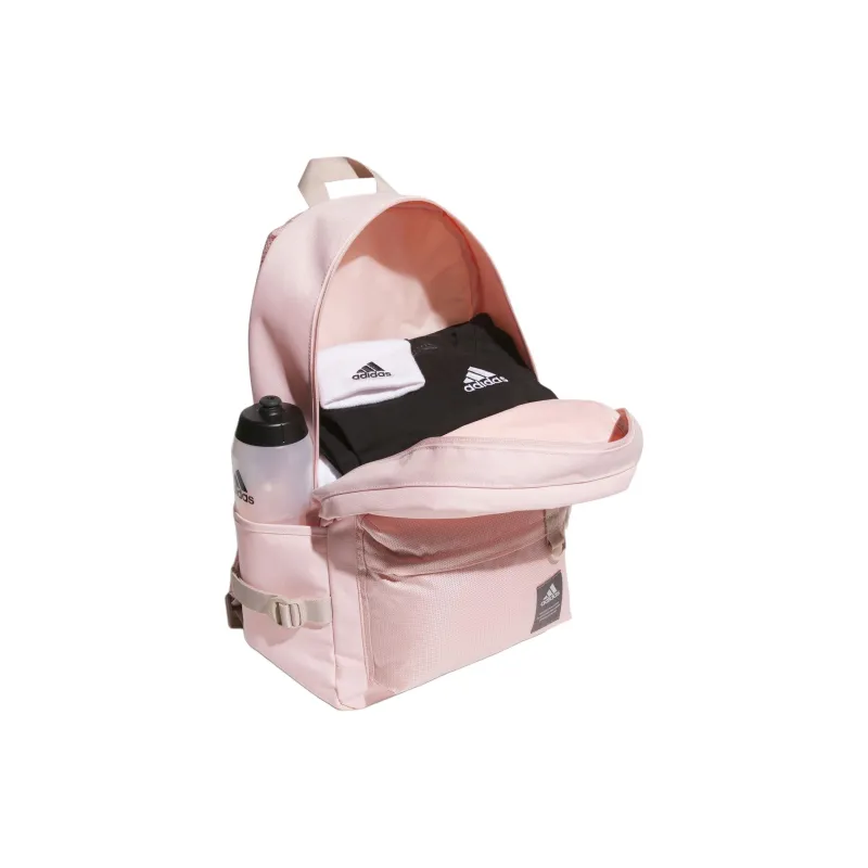 Adidas Recycled Polyester Backpack Regular Unisex Sandy Brown Pink-3