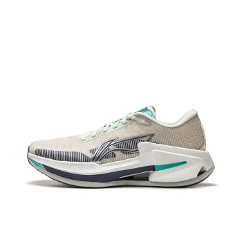 LiNing Liuliu 8 Cushioned Slip Resistant Abrasion Resistant Breathable Low Top Running Shoes Men's Gray Blue