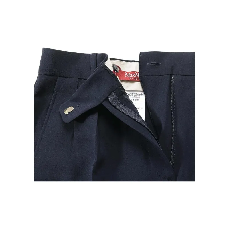 MaxMara Studio Suit Trouser Women's Dark Blue-4