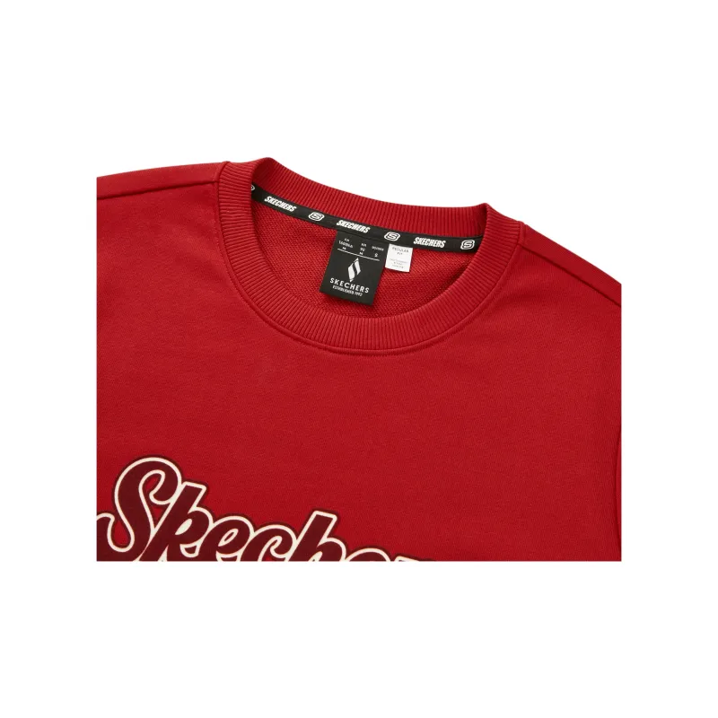 Skechers New Year Sweatshirt Women's Berry Red-3