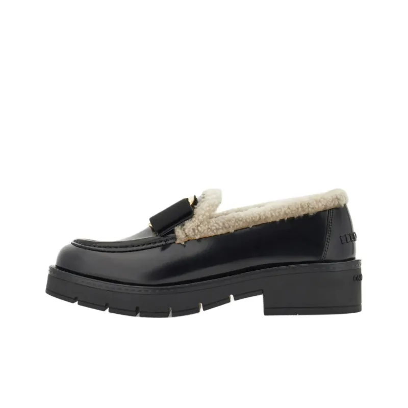 FERRAGAMO Vara Loafers Women's Black-0