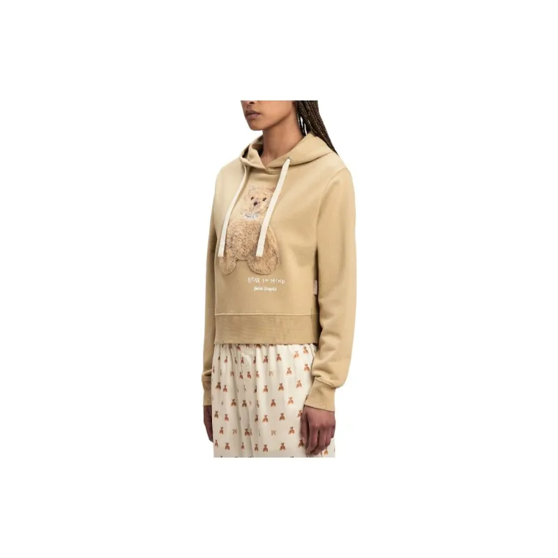 PALM ANGELS Bear In Mind Jersey Hoodie-3