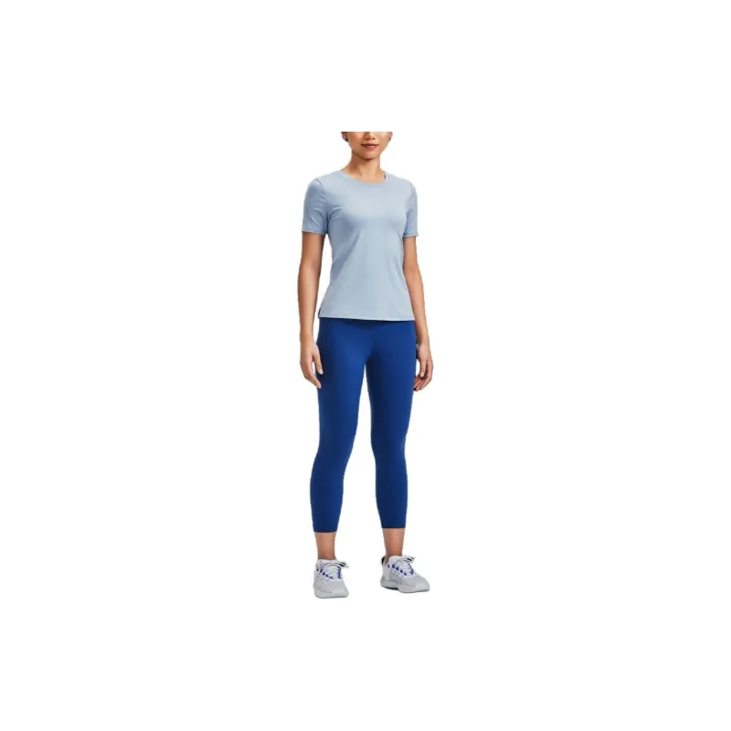 Under Armour RUSH T Shirt Women's Harbor Blue-4