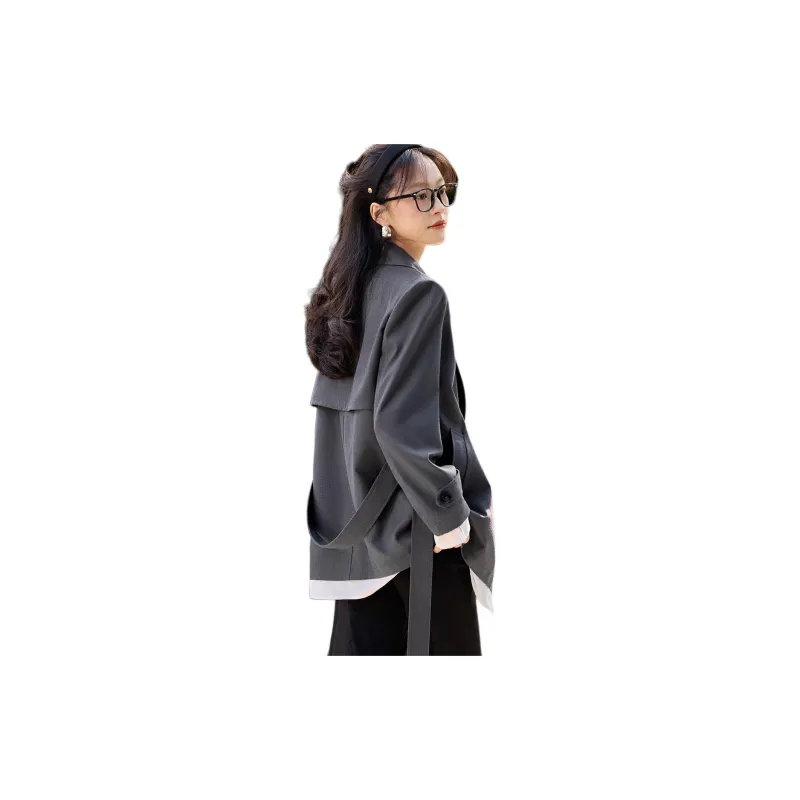 Mo Han Yi Mei Business Suit Women's Heather Gray-2