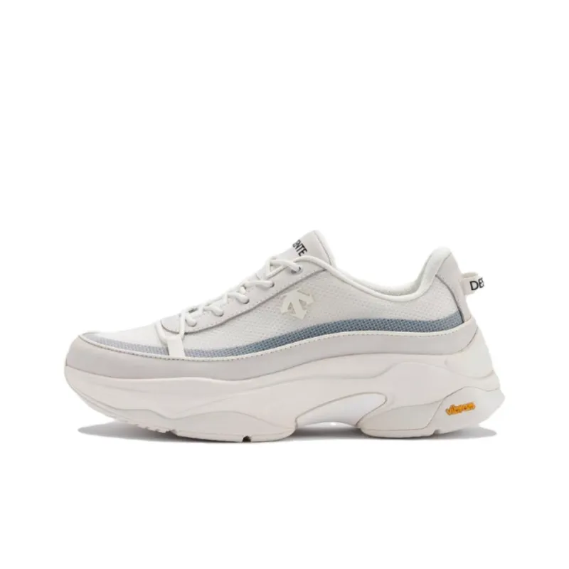 DESCENTE Dualis Anti Slip Wear Resistant Low Top Casual Shoes Unisex White-0
